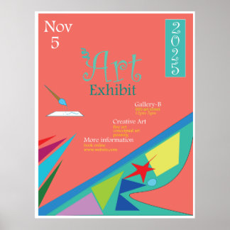 Art flyer poster