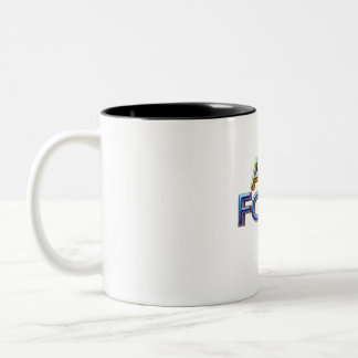 art font Two-Tone coffee mug