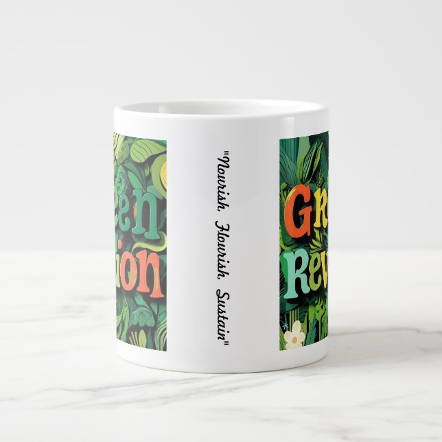 "Art for the Earth" Large Coffee Mug (Front)