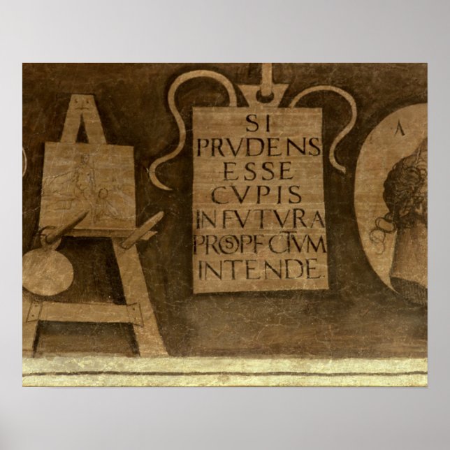 Art, from 'The Liberal Arts' cycle (fresco) Poster (Front)