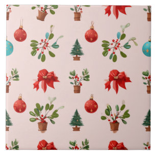 Art full of Christmas atmosphere Ceramic Tile