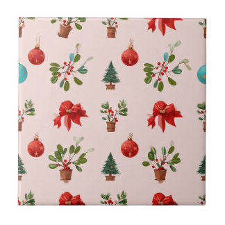 Art full of Christmas atmosphere Ceramic Tile