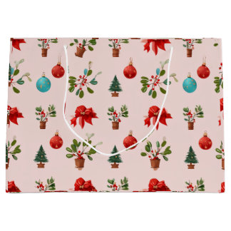Art full of Christmas atmosphere Large Gift Bag