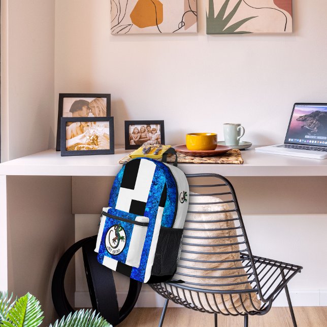 Art Gecko  Printed Backpack (Creator Uploaded)