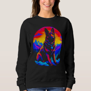 Art German Shepherd Dog Sweatshirt