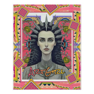 ART GIRL POSTER
