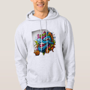 Art graffiti hoodie