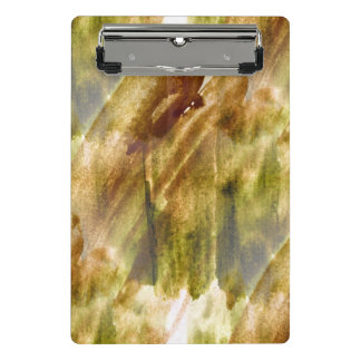 art green, brown hand paint background seamless mini clipboard