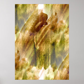 art green, brown hand paint background seamless poster