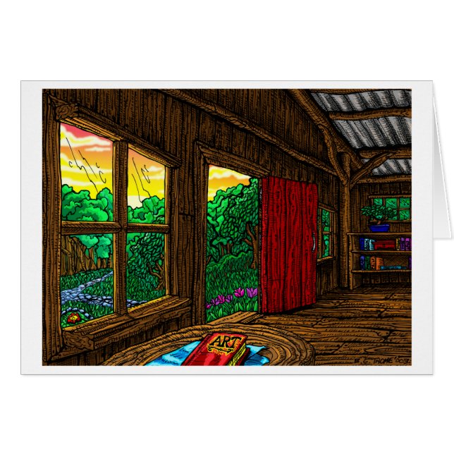 Art Greeting Card (Front Horizontal)