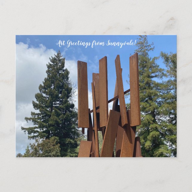 Art Greetings from Sunnyvale! Postcard (Front)