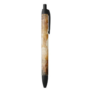 art grunge floral vintage background texture black ink pen
