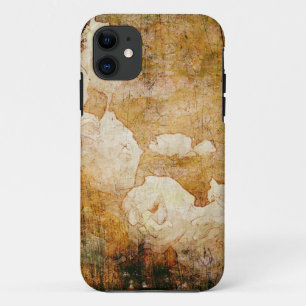 art grunge floral vintage background texture iPhone 11 case
