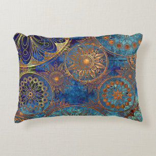 Art grunge pattern decorative cushion
