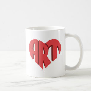 Art Heart Coffee Mug