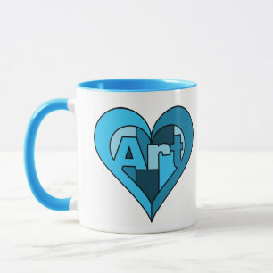 Art Heart Mug