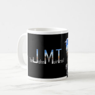 Art - Hiker Silhouette - John Muir Trail Text Coffee Mug