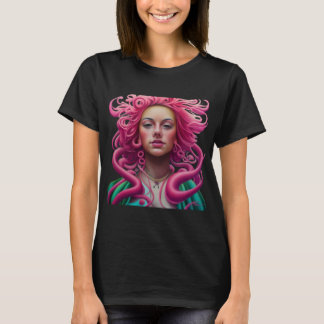 Art Illustartion Manga Portrait PopArt Psychedelic T-Shirt