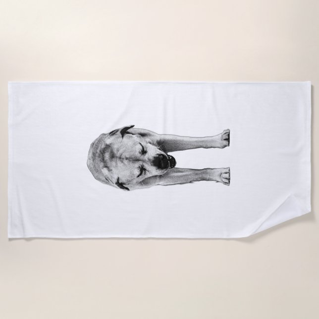 Art in Motion Beach Towel (Front)