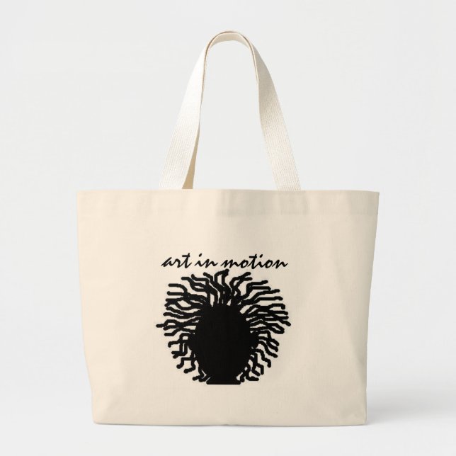 art in motion large tote bag (Front)