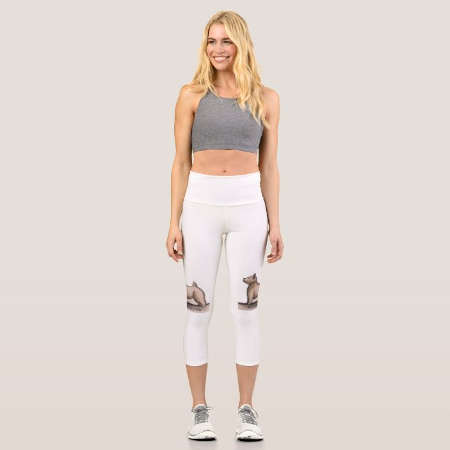 Art Infliction Capri Yoga Leggings (Front)