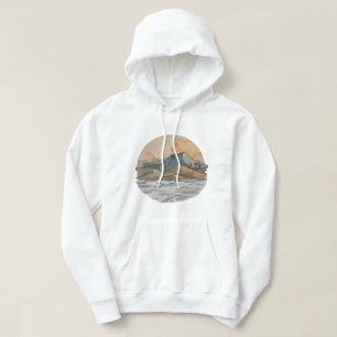 Art-Inspired Hoodie Reflecting Nature’s Calm