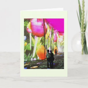 Art is all around holiday card