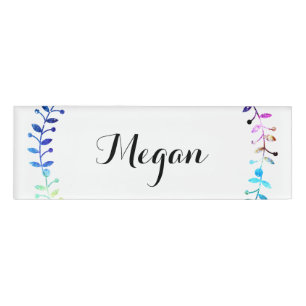 Art is Individuality Name Tag