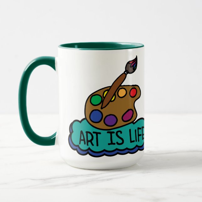 Art is Life Mug (Left)