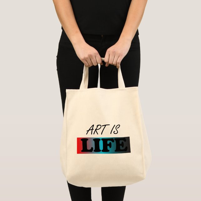 ART IS LIFE TOTE BAG (Front (Product))