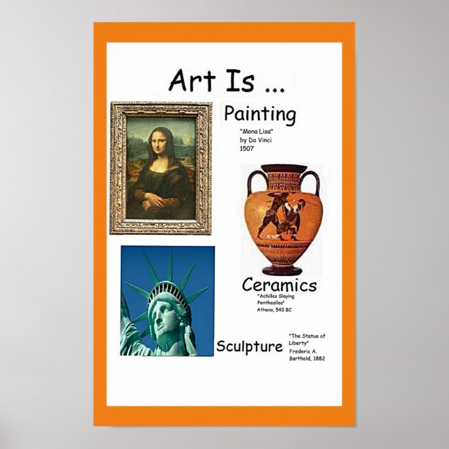Art is Painting, Ceramics, Sculpture (2/4) Poster (Front)