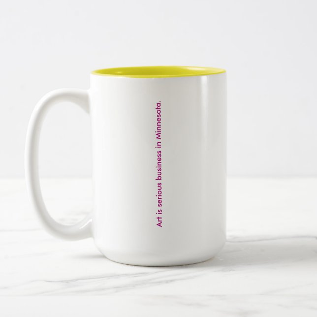 Art is serious business Mug (Left)