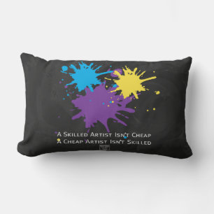 Art Isnt Cheap Lumbar Cushion