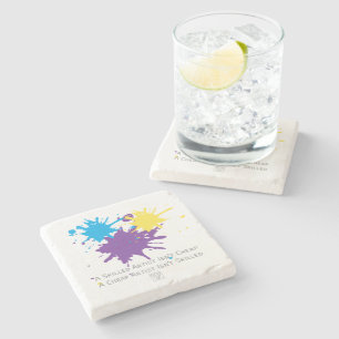 Art Isnt Cheap Stone Coaster