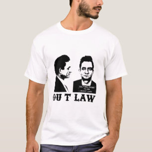 Art Johnny Cash Out Law Gift Men Women Essential T T-Shirt