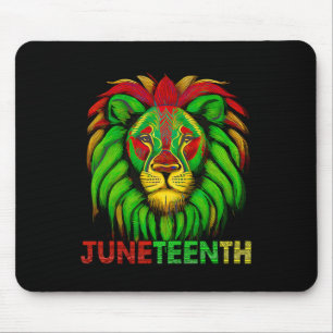 Art Juneteenth African American Black King History Mouse Pad