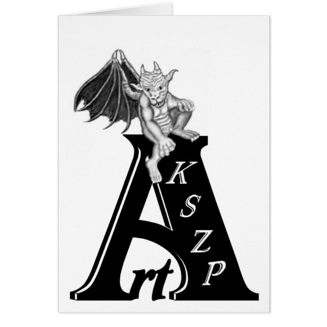Art KSZP Logo mit Golem Gargoyle (Front)