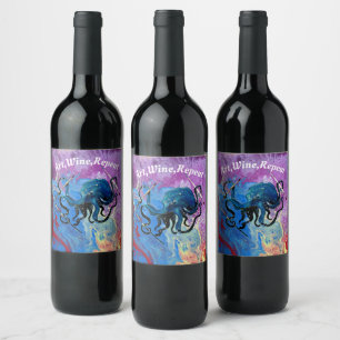 Art Label For Wine Bottles