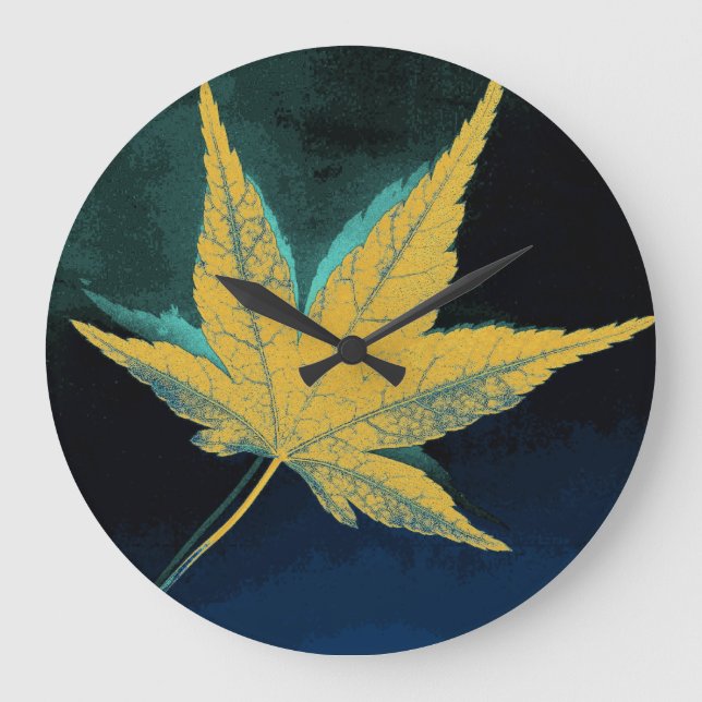 Art leaf 16 large clock (Front)