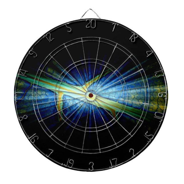 Art leaf graphic design dartboard (Front)