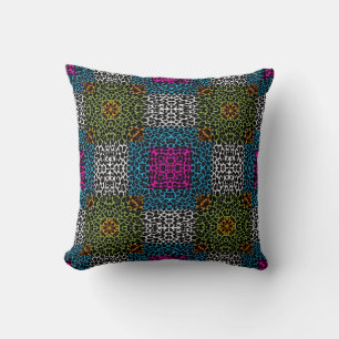 Art leopard fur modern seamless 7 cushion