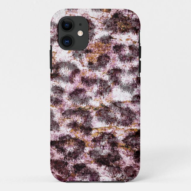 Art Leopard Print Skin Fur Case-Mate iPhone Case (Back)