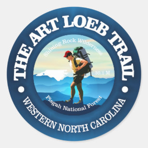 Art Loeb Trail (C) Classic Round Sticker