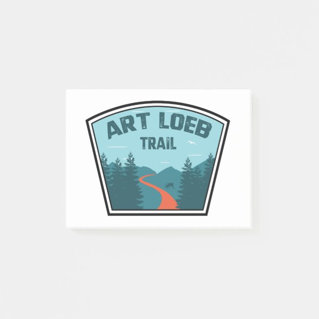 Art Loeb Trail North Carolina Post-it Notes (Front)