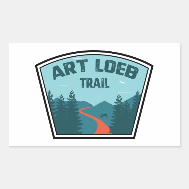 Art Loeb Trail North Carolina Rectangular Sticker (Front)