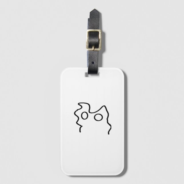 art luggage tag (Front Vertical)