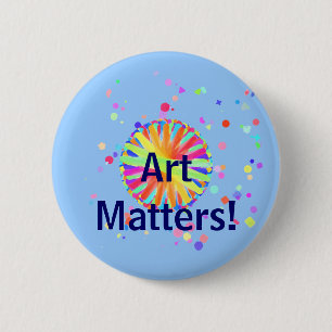 Art Matters! Colour Wheel Gone Wild 6 Cm Round Badge