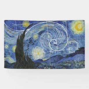  Art Meets Math, Van Gogh Meets Fibonacci Card Banner
