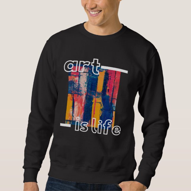Art Men Women  Colour  Youth Sweatshirt (Front)