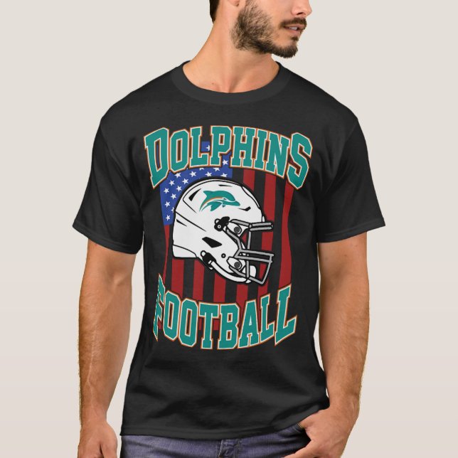 Art - Miami Dolphins Classic  T-Shirt (Front)